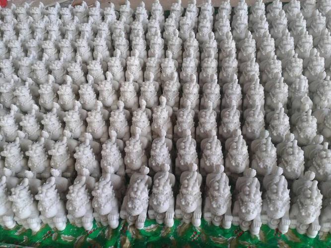 福建树脂工艺厂 貔貅麒麟辟邪白胚定制加工厂家直销